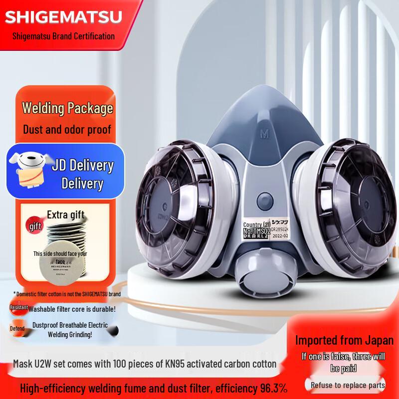 Shigematsu U2W Half-Mask Industrial Respirator