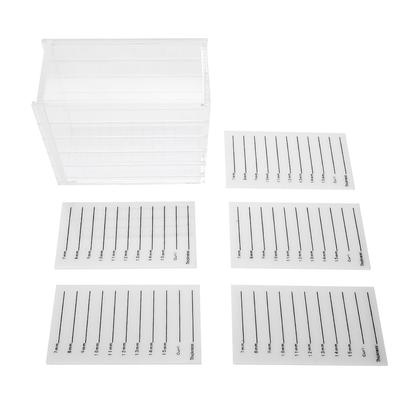 5 Schichten Kunststoff Wimpern Aufbewahrungsbox Make-up Organizer Veredelung Wimpern Kleber Palette Halter
