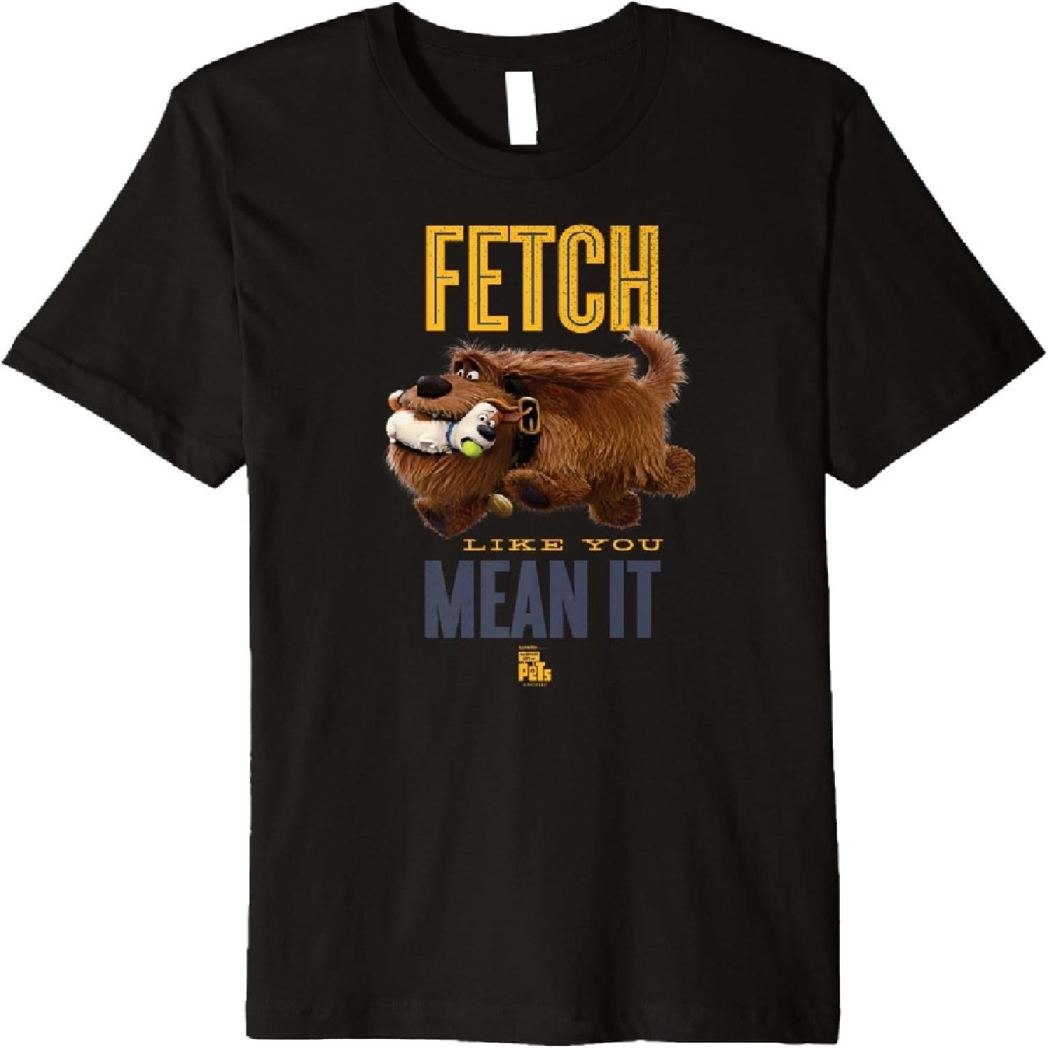 Тайная жизнь домашних животных Дюк Принеси как следует Премиум Футболка S