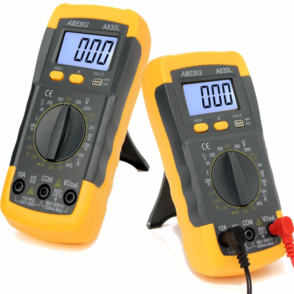 Buy Professional LCD Digital Multimeter Voltmeter AC/DC Ohmmeter