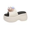Fashion Cute Cartoon Cat Slippers for Women To Wear Spring New Small Height-increasing Cool Slippers
