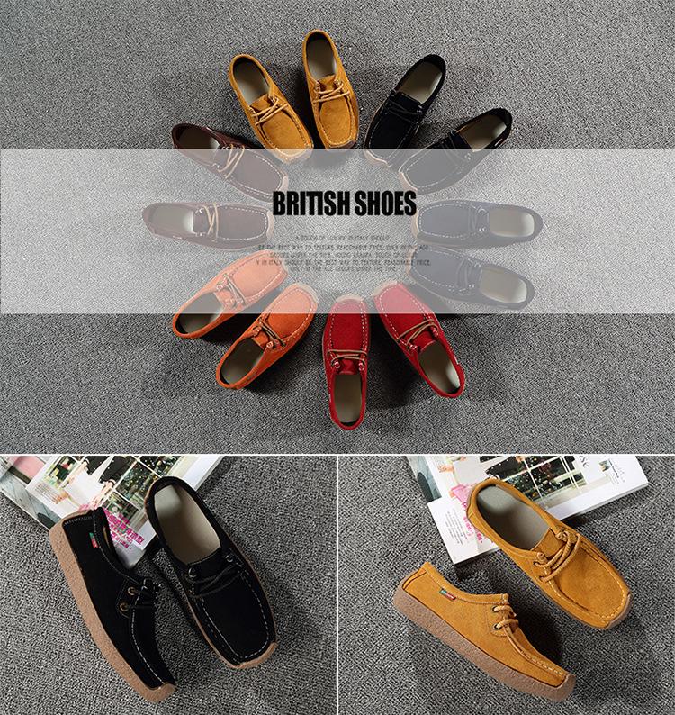 2025 Autumn Korean Lace-up Genuine Leather Women's Loafers, Casual Flat Bottom, Plus Size
