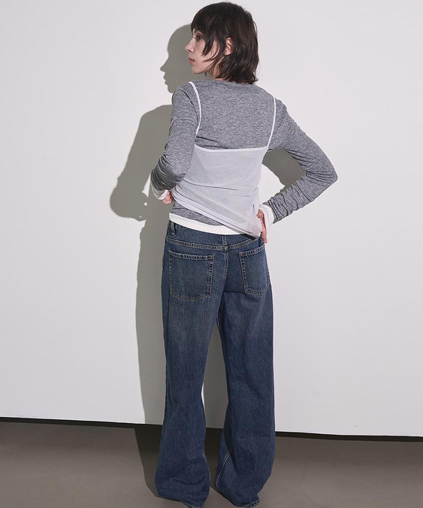 SIGREAT Mesh Layered T-Shirt_Gray