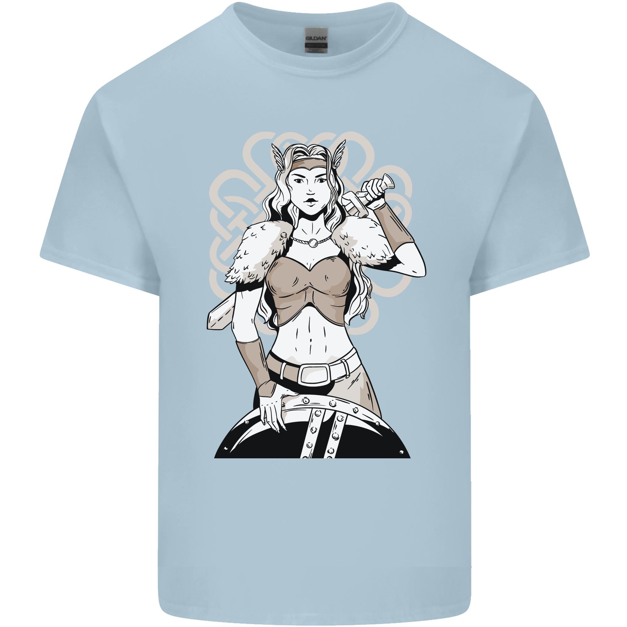 A Female Viking Shield Maiden Warrior Unisexs Light Cotton TShirt S