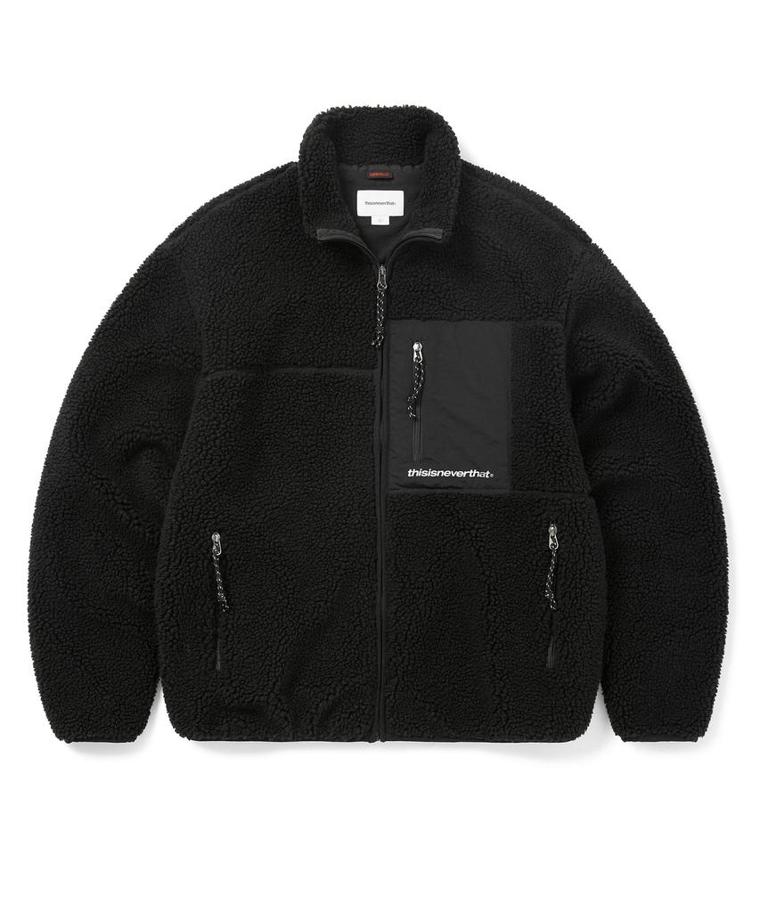 Thisisneverthat Sp Giacca in Pile Sherpa Nera