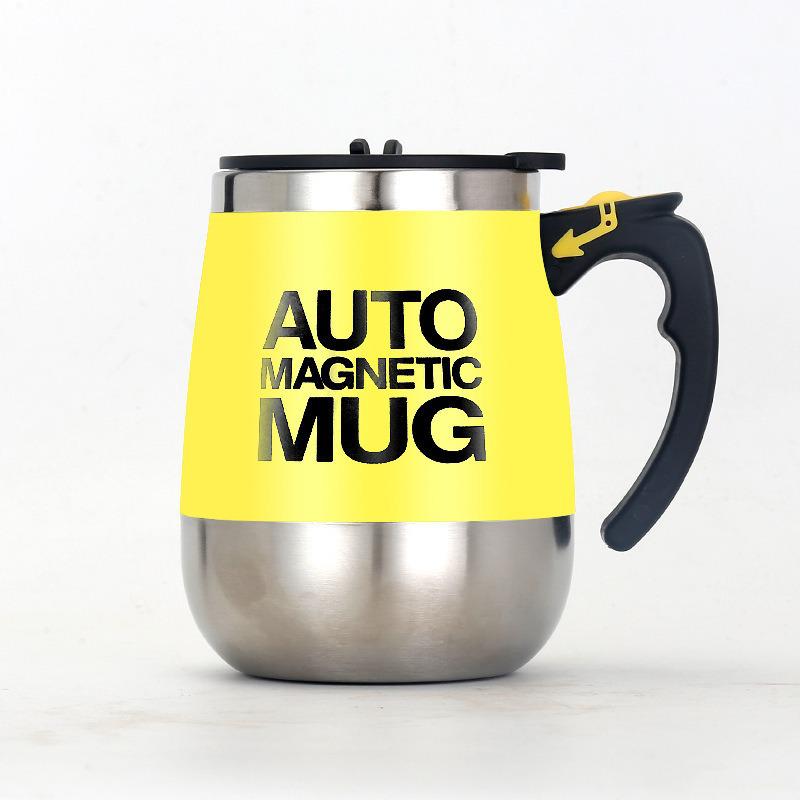 Stainless Steel USB Rechargeable Automatic Magnetic Stirring Mug