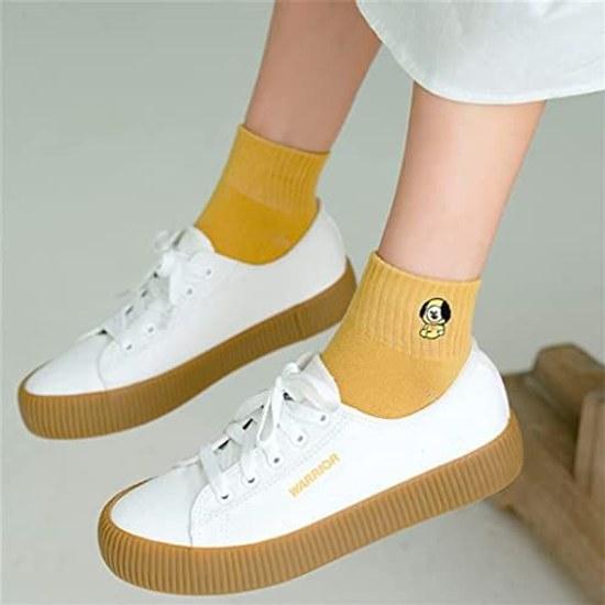 KASVIN Bulletproof Boy Scouts Socks BTS Goods Cute Antibacterial Deodorant Breathable Support Popular Korean Wave 8-Pair Set Summer Unisex Celebration