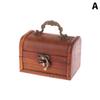 Retro Storage Wooden Box Necklace Earrings Jewelry Password Lock Storage Box Key Unlocking Wooden Green Brown Lock Box