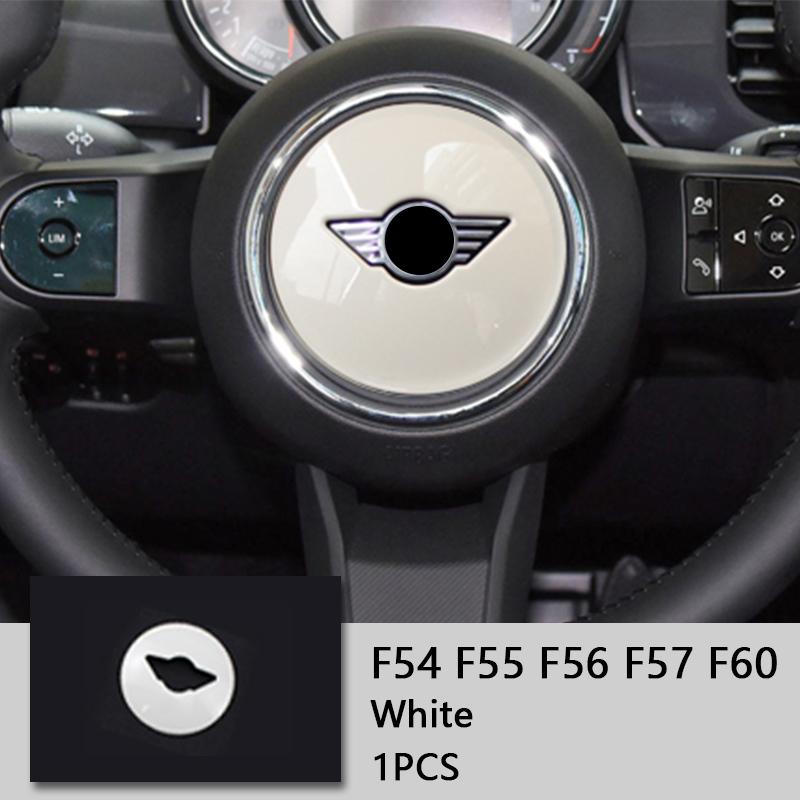 Car Steering Wheel Decorative Cover Plastic Modification Sticker For BMW MINI 2022 Cooper S F54 F55 F56 F57 F60 Car Accessories XX4