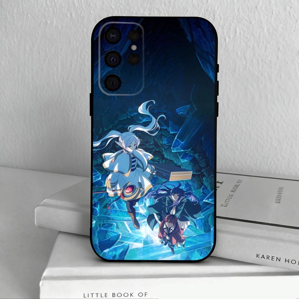 Manga Frieren Beyond Journeys End Phone Case For Samsung S25,S24,S21,S22,S23,S30,Ultra,S20,Plus,Others Soft Black Cover