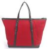 Very Good GHURKA Tote Bag Logo Embossed Large Size Red Canvas Mens Used