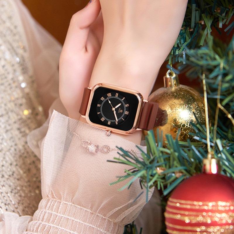 High-Value Square Student Square Quartz Watch Men'S And Women'S Watches High-End Versatile Light Luxury Quartz Watches