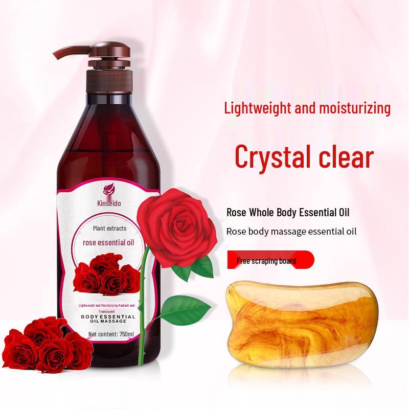 Rožių ir alyvuogių masažinis eterinis aliejus - 750 ml Naudojimui meridianų grožio salone, praturtintas senu imbieru