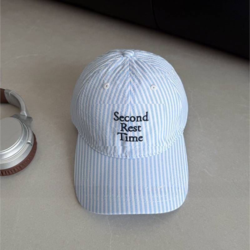Taak Korean Letter Embroidered Baseball Cap With Sun Protection For Casual Wear