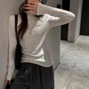 Women S Slim Fit Long Sleeve Turtleneck Base Top Versatile Casual Outerwear