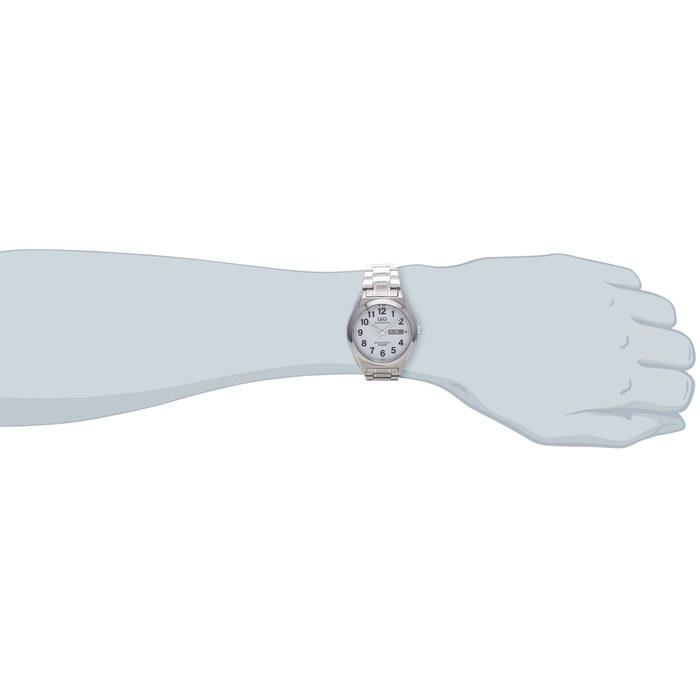 [Citizen Q&Q] Watch Analog Solar Waterproof Date Day Metal Band H010-204 Men's White