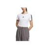 Adidas SS25 Fashion Comfortable Round Neck Short Sleeve T-Shirt Women T-Shirts White JZ2313