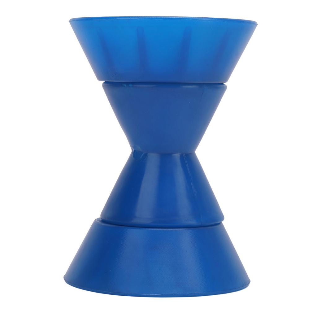4 Inch Boat Roller Bow Stop with 1 2in Shaft Scratch Resistant PU Blue Trailer Roller Assembly for Yachts