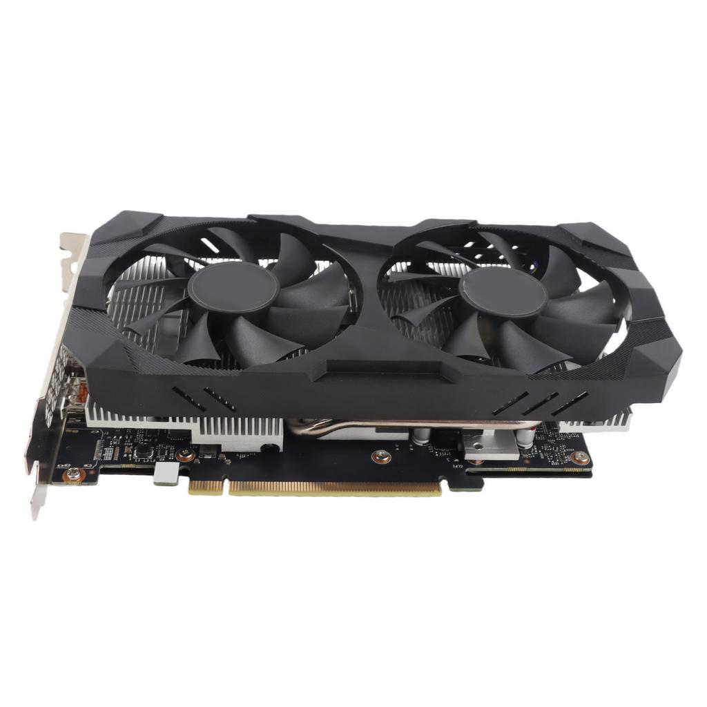 Computer Graphics Card 6GB GDDR6 192 Bit Gaming Video Card with Dual Cooling Fans Support 1080p 2K AAA Gaming