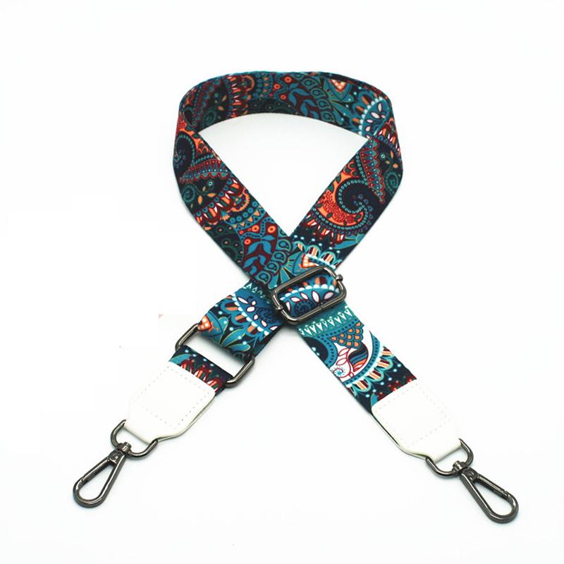 Colorful Bag Straps Nylon Crossbody Messenger Detachable Adjustable Handbag Shoulder Strap Women Purse Belt Accessory 3.8cm Wide