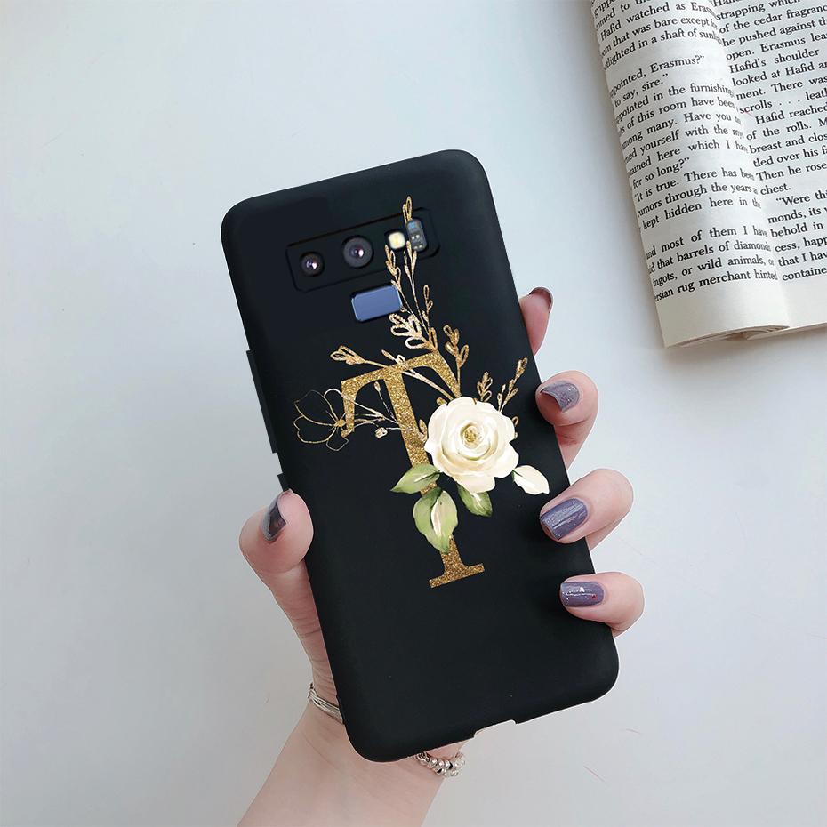 Case For Samsung Galaxy Note 9 Case Silicone TPU Bumper Shockproof Cute Letters Cover For Samsung Galaxy Note9 N9600 N960F Case