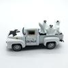 Haunted Metal Truck Halloween Collectible Alloy Car Model with Removable Ghostly Miniature Ornament Home Decors Gift