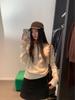 Cozy Autumn/Winter Off-Shoulder Wool Sweater - Women's Casual Knit Top
