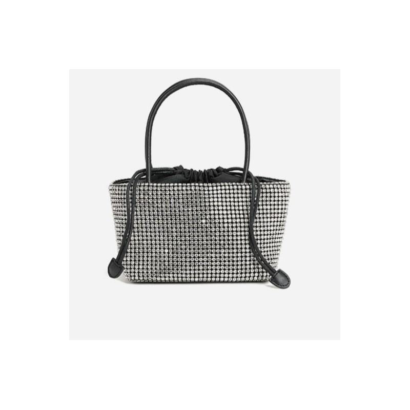 Water Diamond Small Handbag With Internal Pouch For City Outings And Work