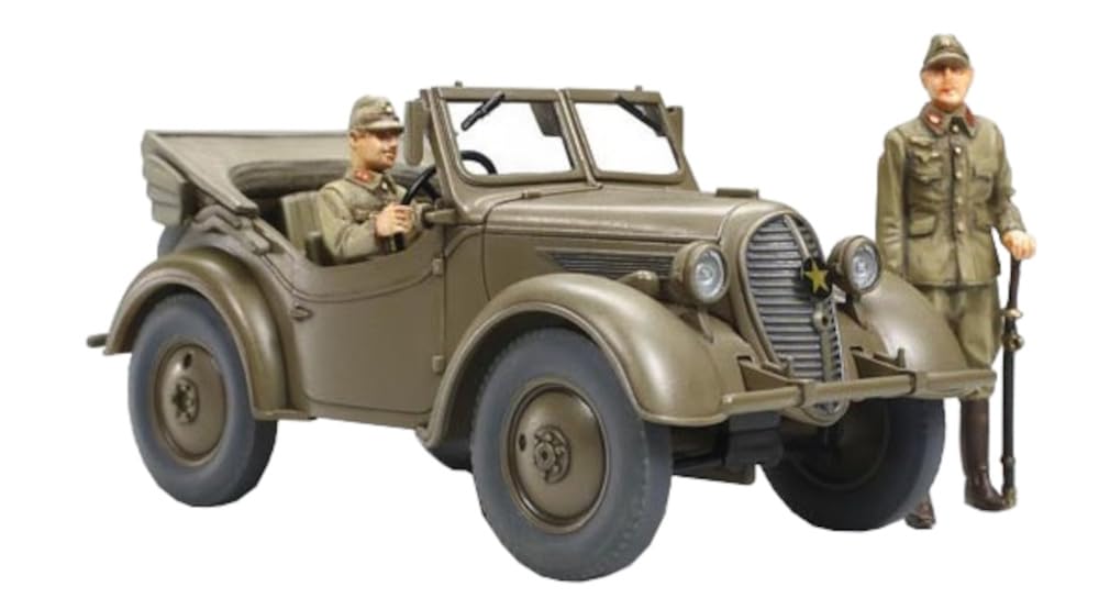 Tamiya Серия военных миниатюр 58 Японская армия Тип 95 Компактный легковой автомобиль Kurogane Shiki Пластиковая модель 32558 1/48 №