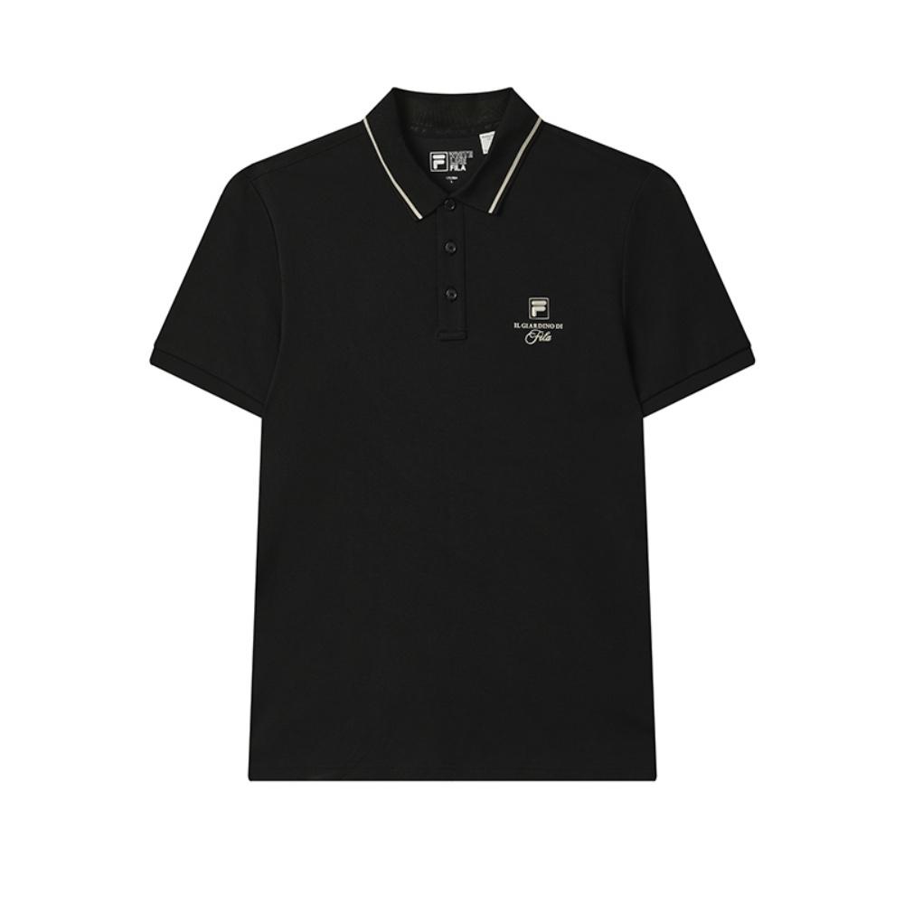 

Fila Наследие Повседневный Бизнес Классический Универсальный Легкий Дышащий Поло с коротким рукавом Мужские топы F11M538123FBK XXXL