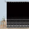 Simple Modern Rainbow Shower Curtain Abstract Geometric Lines Colourful Polyester Fabric Bath Curtains With Hooks Bathroom Decor