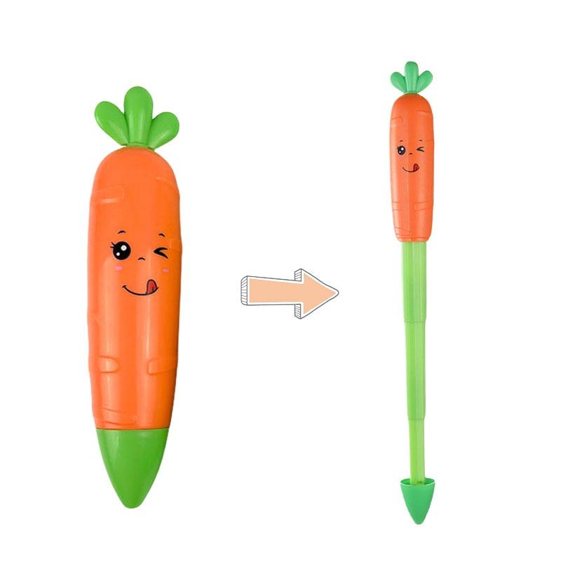 Stretchable Carrot Sword Toy For Kids Realistic 3d Gravity Knife Anti-stress Plaything