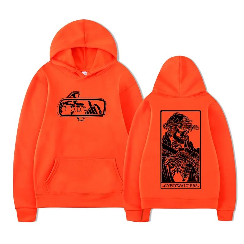 The Vintage men's hoodie with skull print produced by GYPSYWALTERS Forward Observatory Group