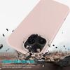 For iPhone 16 Pro Phone Case WANLONFENG GJ Series Liquid Silicone TPU Cover Large Cutouts with 2Pcs Screen Film