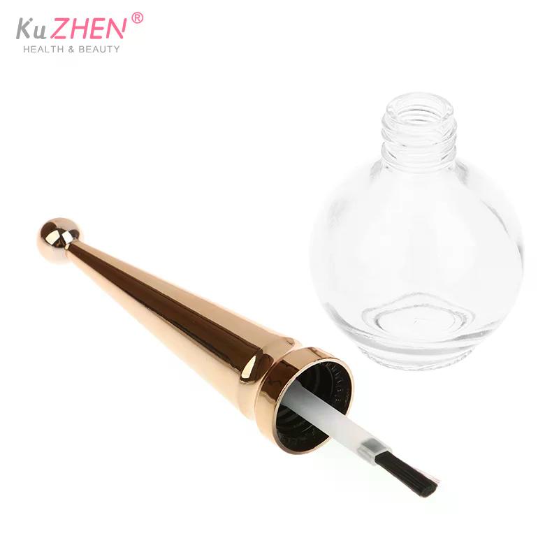 1PC 8/15ml Nail Polish Bottle Nail Gel Empty Polish Bottle WithBrush Glass Empty Blending Bottle Nail Gel Empty Bottle Container
