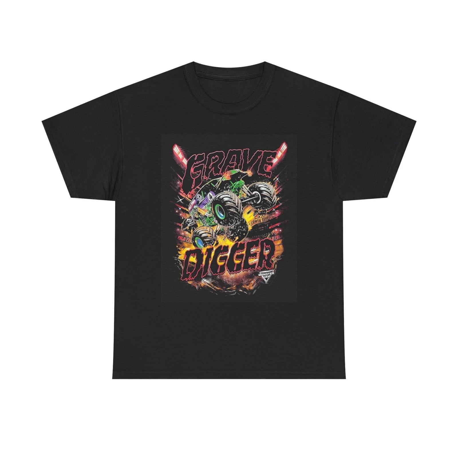 Men s and Women s T-shirts Grave Digger Graphic XL