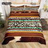 Cowhide Sunflower Duvet Cover Western Farm Animal Skin Bedding Set Microfiber Cow Fur Comforter Cover Twin For Boys Girls Room