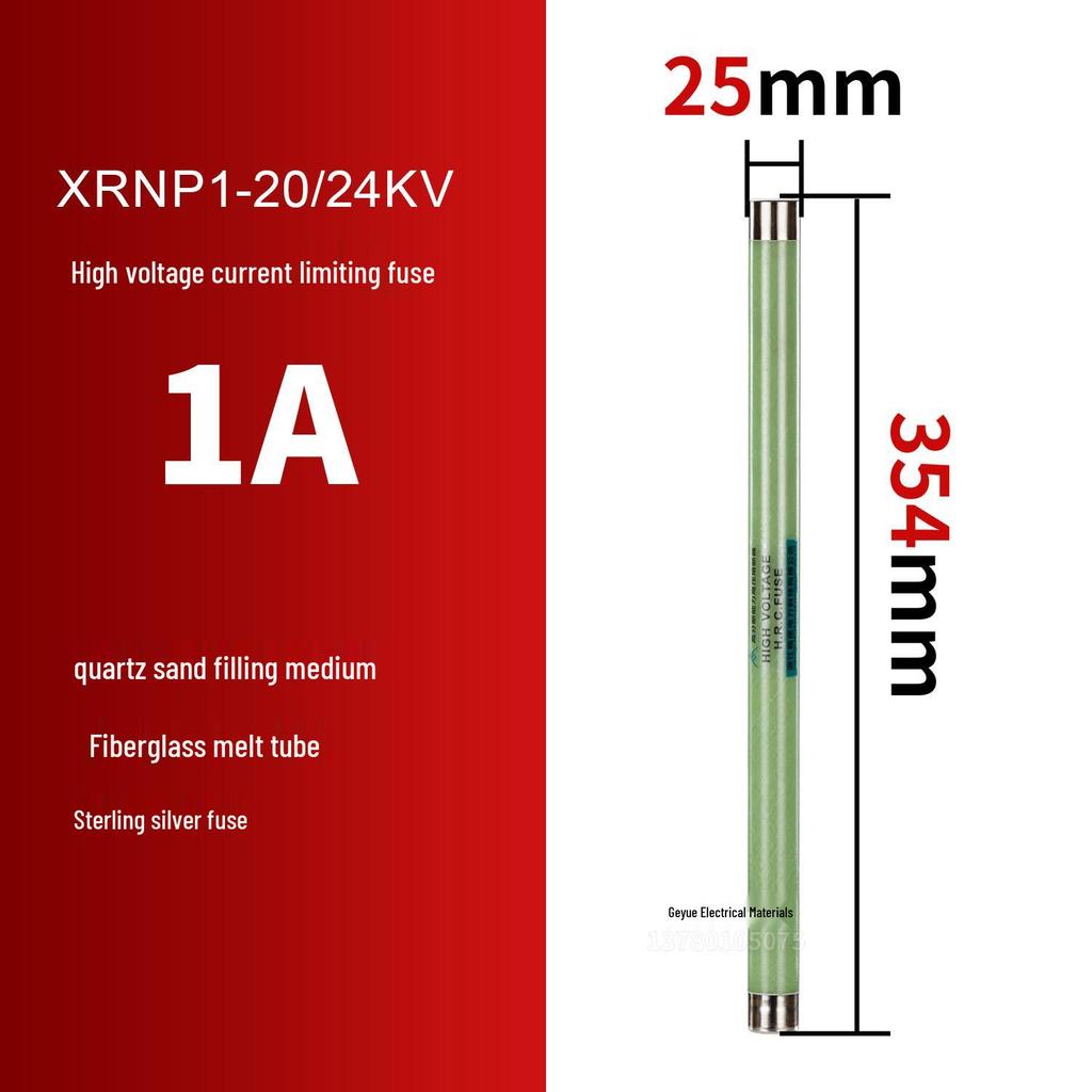 High-Voltage XRNP1-10/12KV Fuse: Current-Limiting & High Breaking Capacity PT Fuse Tube