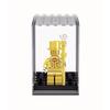 3x For Single Minifigures Stackable Clear Black Base Display Case Box 1.9" *2.9"