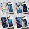 Beautiful Blue Whale Painting Soft Case For iPhone 16 Pro Max 13 12 Mini XS Max X XR 11 15 Pro Max 14 Plus Back Cover