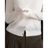 Women's French Elegant Wool Linen Blend Lightweight Knit Top