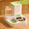 Modern Stylish Luxurious Automatic Pet Cat Feeder Water Dispenser Plastic Water Bottle Dog Food Bowl Auto Cat Supplies Bowl