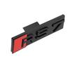 3D S3 S4 S5 S6 S7 S8 Logo ABS Car Front Grille Badge Sticekr Decoration For  Audi SQ3 SQ5 SQ7 SQ8 W12 V6 RS3 RS4 RS5 RS6 RS7 RS8