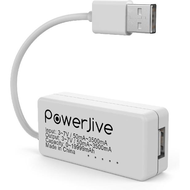 PowerJive USB Voltage/Amps Power Meter Tester Multimeter, Test Speed of Chargers, Cables, Capacity of Power Banks