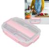 1.2L Insulated Lunch Box 4 Compartment Food Storage Container Cute Bento Lunch Box  For Office