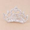 Korean-Style Rhinestone Kids' Crown Hair Comb - Cute Tiara Hair Clip for Girls, Sparkly Headpiece Perfect for Dance Performances