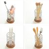 Creative Stainless Steel Toothbrush Holder Bathroom Shelf Desktop Storage