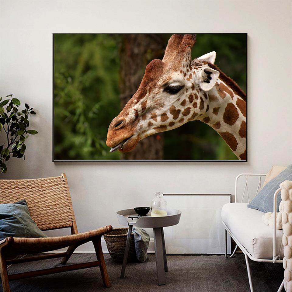 Pictură cu Diamante 5D DIY Strass Imagini cu Animale Broderie Diamant Full Girafă Mozaic Kit Cusătură în Cruce Decor Acasă Cadouri
