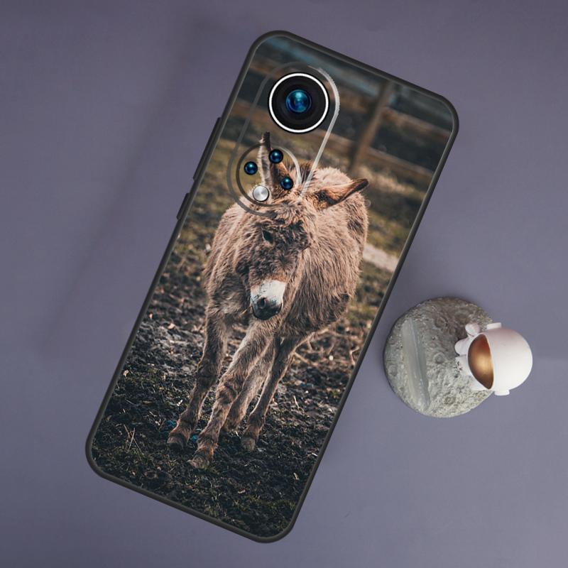 Cute Alpaca Donkey For Huawei Honor Magic 5 Lite 70 50 X8 X9 a P20 P30 P40 P50 P60 Pro P Smart Nova 9 5T Case