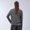 JNBY 2024 Spring Loose Round Neck Wool Cashmere Knit Sweater